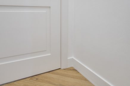 How to clean corners of baseboards.